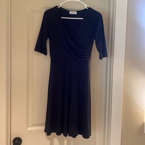 Gilli black short sleeve dress